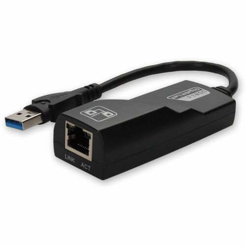 AddOn 5-Pack of USB 3.0 (A) Male to RJ-45 Female Gray & Black Adapters - 100% compatible and guaranteed to work