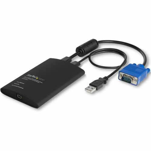 StarTech.com USB Crash Cart Adapter with File Transfer & Video Capture at 1920 x1200 60Hz - KVM adapter accesses any VGA and USB system - Instant BIOS-level control - Video capture at 1920 x 1200 60Hz - Share troubleshooting info with file transfer - Elim