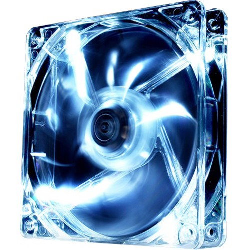 Thermaltake Pure 12 LED DC Fan- White - 4.72" Maximum Fan Diameter - 306.7 gal/min Maximum Airflow - 1000 rpm - Sleeve Bearing - 3-pin - Case