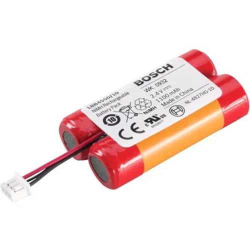 Bosch LBB 4550/10 Integrus NiMH Battery Packs (10 pcs) - For Audio Receiver - Battery Rechargeable - 1100 mAh - 2.4 V DC - 10 Piece