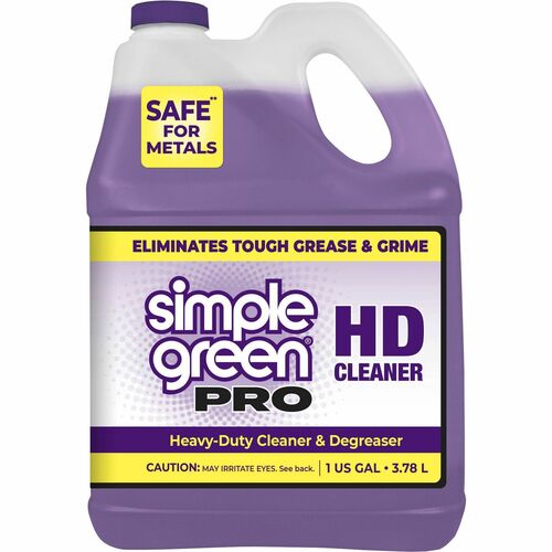 Simple Green, Multipurpose Cleaner and Degreaser, Pro HD, Concentrate, 128 fl oz (4 qt), Heavy Duty, Non-Corrosive, Fragrance-Free, Purple