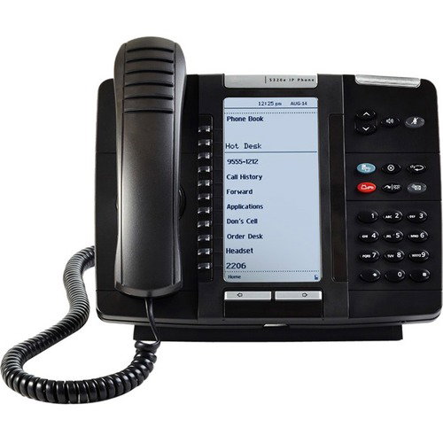 Mitel MiVoice 5320e IP Phone - Desktop, Wall Mountable - VoIP - 2 x Network (RJ-45) - PoE Ports