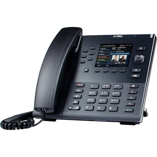 Mitel 6867 IP Phone - Desktop, Wall Mountable - VoIP - 2 x Network (RJ-45) - PoE Ports