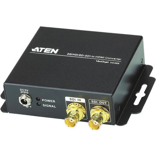 VanCryst VC480 3G/HD/SD-SDI to HDMI Converter-TAA Compliant - Functions: Video Conversion - 2048 x 1080 - SDI - Audio Line Out - 1 Pack - Mountable