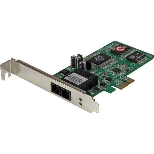 StarTech.com PCI Express (PCIe) Gigabit Ethernet Multimode SC Fiber Network Card Adapter NIC - 550m - Connect a PCIe based desktop or rackmount PC directly to a Gigabit multimode SC fiber optic network - PCI Express Gigabit Ethernet Multimode SC Fiber Net