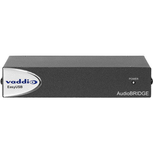 Vaddio EasyUSB USB Camera AudioBRIDGE - Audio Analog to Digital Converter - USB - Black - PC