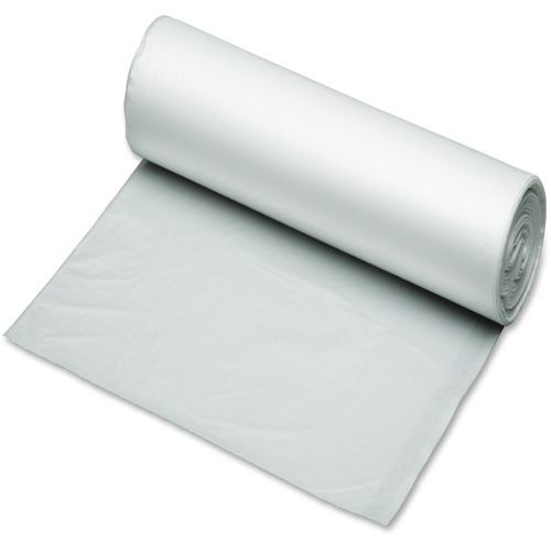 SKILCRAFT Regular Duty Coreless Roll Can Liners - 10 gal/20 lb Capacity - 24" Width x 24" Length - 0.24 mil (6 Micron) Thickness - High Density - Natural - 1000/Carton