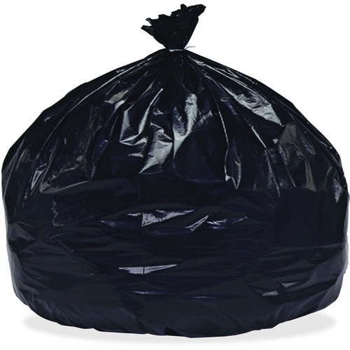SKILCRAFT TRC Total Recycled Content Extra Extra Heavy Duty Bag - 60 gal Capacity - 38" Width x 58" Length - Low Density - Black - Resin - 20/Box