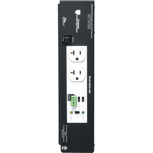 Middle Atlantic MPR Module, 20A, Controlled, Series Surge - 2 x NEMA 5-20R - 20 A