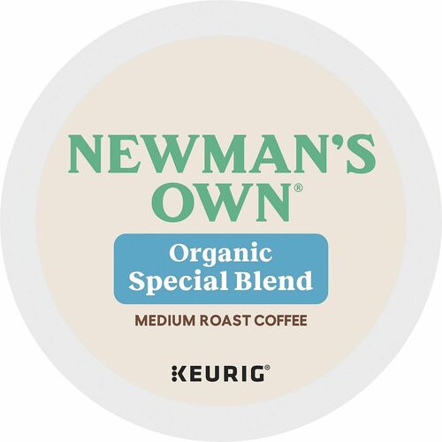 Newman's Own® Organics K-Cup Special Blend Coffee - Compatible with Keurig Brewer - Regular - Dark - K-Cup - Newman's Special Blend - 24/Box - 4 / Carton