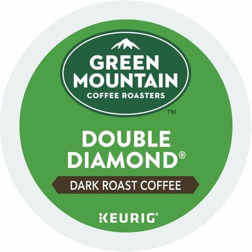 Green Mountain Coffee Roasters Double Diamond, K-Cup, Dark Roast, Black Diamond, for Keurig Brewer, 24/Box, 4/CT
