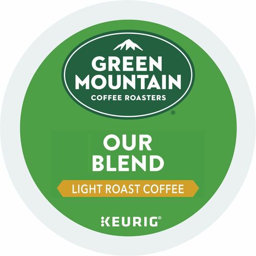 Green Mountain Coffee Roasters Our Blend K-Cup Coffee, Light Roast, Regular, for Keurig Brewer, 24/Box, 4/CT