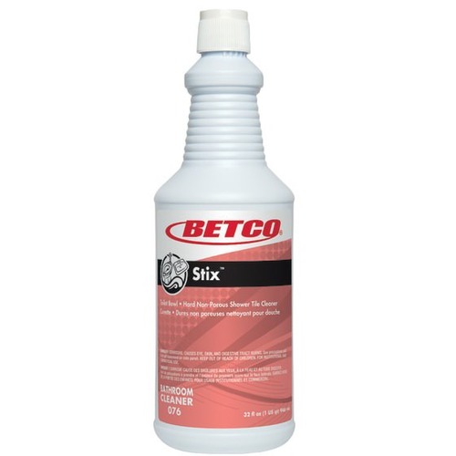 Betco Stix Toilet Bowl Cleaner - For Toilet Bowl, Porcelain, Tile, Restroom, Urinal, Sink, Bathtub, Stainless Steel, Chrome, Enamel - 32 oz (2 lb) - Cherry Almond Scent - Recommended For: Hard Water Remover, Mineral Deposit Remover, Scale Remover, Rust Re
