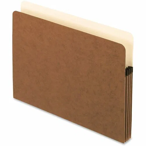 Pendaflex File Pocket, Letter 8.5" x 11", 700-Sheet Capacity, 3.5" Expansion, Redrope Fiber, Acid-Free, Rip-Resistant Gusset