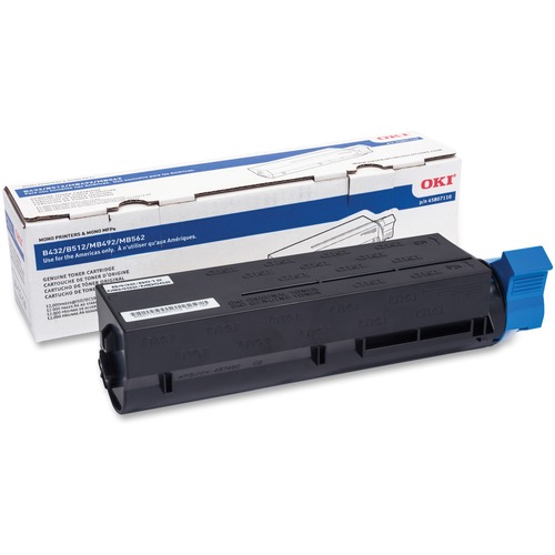 Oki Original LED Toner Cartridge - Black - 1 Each - 12000 Pages