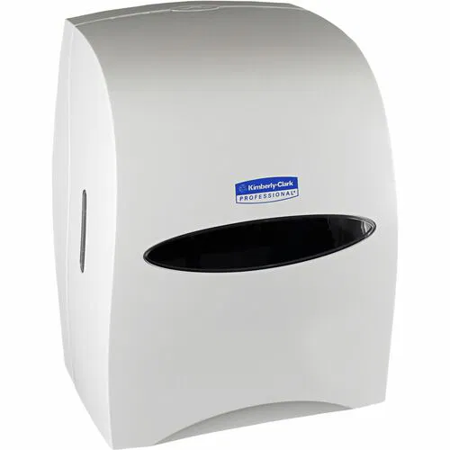 Kimberly-Clark Professional Sanitouch Hard Roll Towel Dispenser, 1 Roll, 3.5" Dia, 12.6" W x 10.2" D x 16.1" H, for Kleenex/Scott 1-3/4" Core