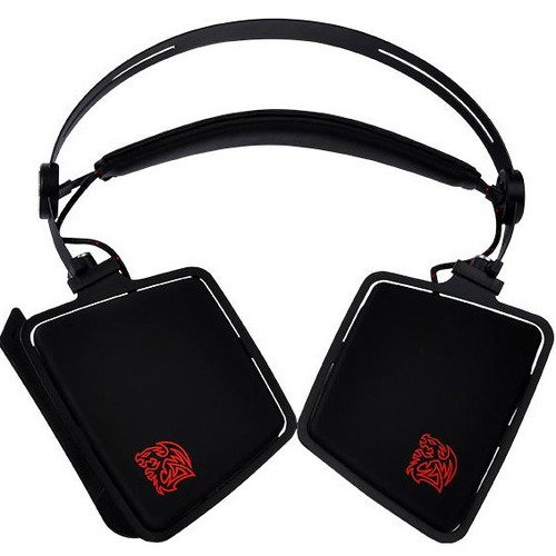 Tt eSPORTS VERTO Headset - Stereo - Mini-phone (3.5mm) - Wired - 32 Ohm - 10 Hz to 22 kHz - Over-the-head - Binaural - Circumaural - 9.84 ft Cable - Omni-directional, Noise Cancelling Microphone - Diamond Black