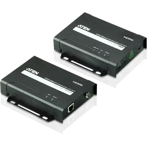 ATEN HDMI HDBaseT-Lite Extender with POH (4K@40m) (HDBaseT Class B)-TAA Compliant - 1 Input Device - 1 Output Device - 229.66 ft Range - 2 x Network (RJ-45) - 1 x HDMI In - 1 x HDMI Out - 4K - 4096 x 2160 - Twisted Pair - Category 6a - Rack-mountable