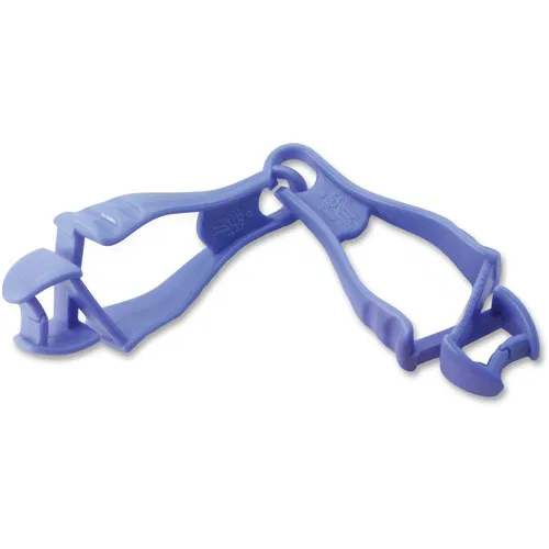 Ergodyne Security Clip, Squids Grabber, Dual Detachable, Breakaway, 1/2" Jaw Opening, 26 lb Grip, Blue Copolymer