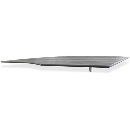 Mayline Gray Laminate Medina Casegoods Collection - Right Side - Material: Steel - Finish: Gray, Laminate, Silver - Stain Resistant, Water Resistant, Abrasion Resistant - For Office