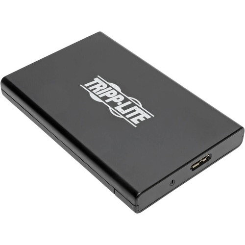Tripp Lite USB 3.0 SuperSpeed External Hard Drive Enclosure SATA UASP 2.5in - 1 x Total Bay - 1 x 2.5" Bay - Serial ATA/600 - USB 3.0