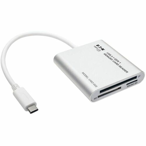 Tripp Lite USB 3.1 Gen 1 Multi-Drive Smart-Card Flash-Memory Media Reader/Writer - SD, SDHC, SDXC, Reduced Size MultiMediaCard (MMC), MMCmobile, MMCplus, microSD, TransFlash, microSDHC, Memory Stick Micro (M2), CompactFlash Type I, ... - USB 3.1External