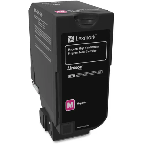 Lexmark (84C1HM0) Unison Toner Cartridge, Magenta, High Yield, 16,000 Page Yield, for CX725de/CX725dhe/CX725dhte