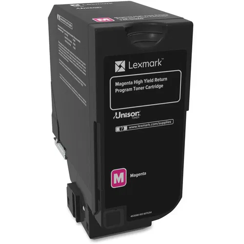 Lexmark Unison Original High Yield Laser Toner Cartridge - Magenta - 1 Each - 12000 Pages
