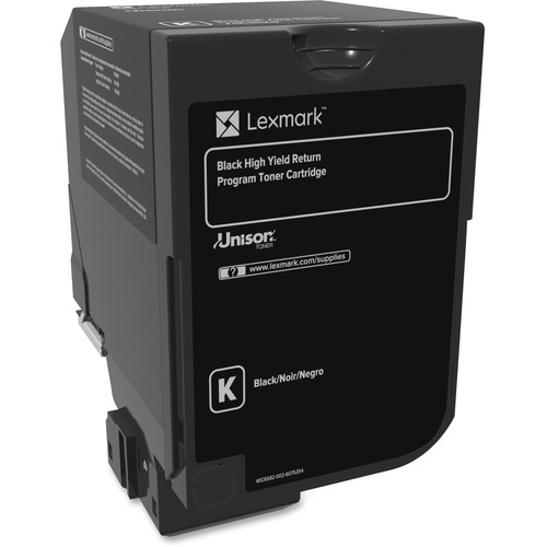 Lexmark Unison Original High Yield Laser Toner Cartridge - Black - 1 Each - 20000 Pages