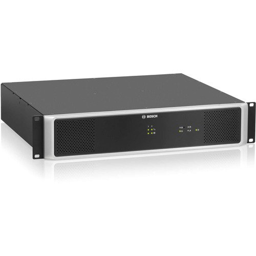 Bosch PAVIRO PVA-2P500 Amplifier - 1000 W RMS - 2 Channel - Black - 1% THD - 50 Hz to 25 kHz - Ethernet