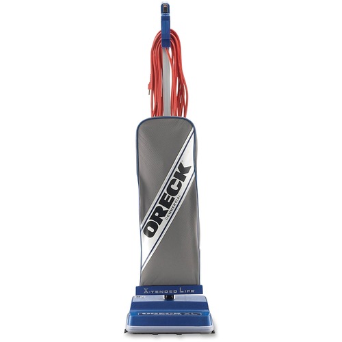 Oreck, Upright Vacuum Cleaner, Commercial, XL, 12" Cleaning Path, 35 ft Cord, Bagged, Blue/Gray