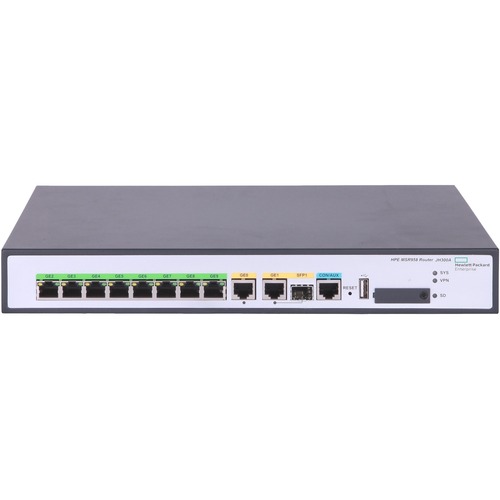 HPE FlexNetwork MSR958 1GbE and Combo 2GbE WAN 8GbE LAN Router - 10 Ports - 1 - Gigabit Ethernet - 1 Year