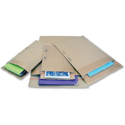 Jiffy Mailer Jiffy Rigi Bag Mailers - Shipping - #5 - 10 1/2" Width x 14" Length - Self-sealing - Natural Kraft - Kraft, Fiberboard - 150 / Carton
