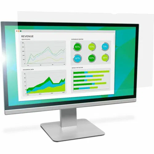 3M Anti-Glare Screen Filter, 23.8" Widescreen Monitor, Clear Matte, Touchscreen Compatible, Scratch and Fingerprint Resistant