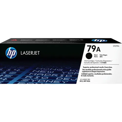 HP 79A, (CF279A) Toner Cartridge, Black, 1,000 Page Yield, Laser, for LaserJet Pro M12/M26