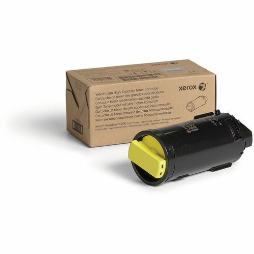 Xerox (106R03918) Toner Cartridge, Yellow, Extra High Yield, 16,800 Pages, Laser, for VersaLink C600