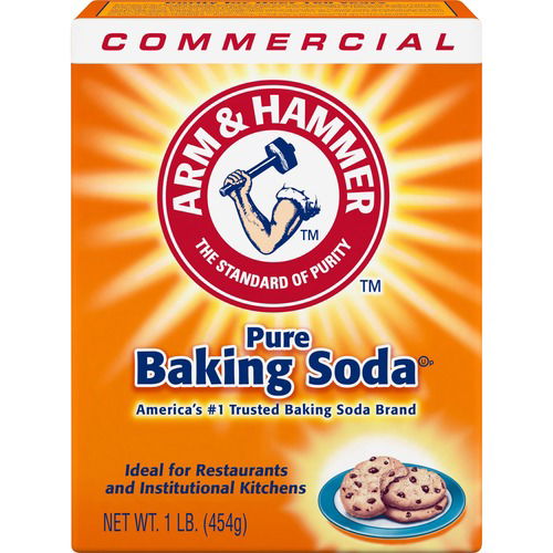 Arm and Hammer Pure Baking Soda, 16 oz (1 lb), Multipurpose Cleaner and Deodorizer, White