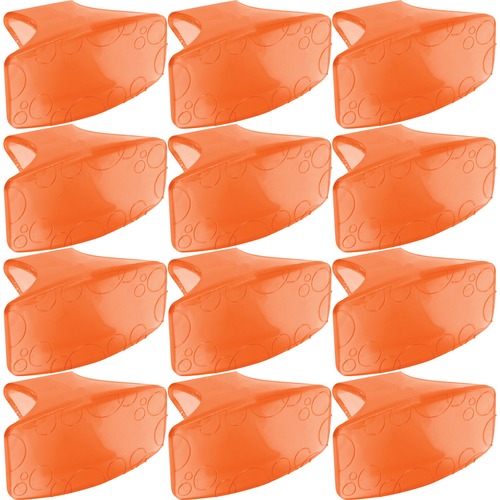 Fresh Products Air Freshener, Toilet, Eco Bowl Clip, Mango Scent, Dry Fragrance, 30-Day, Orange, 12/Box