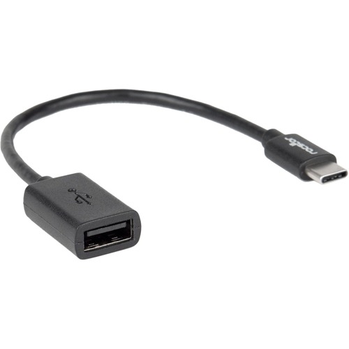 Rocstor Premium 6" USB-C to USB-A Adapter M/F - USB 2.0 - USB Type C to A Converter - For use of USB C devices such as Macbook Pro, MacBook, Chromebook, and other USB-C devices - 1 Pack - 1 x USB Type C Male - 1 x USB Type A Female - Black Adapter - 1 Pac