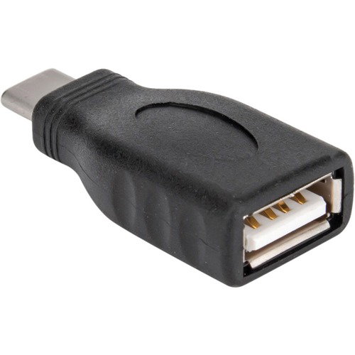 Rocstor Premium USB-C to USB-A Converter M/F - USB 2.0 - USB Type C to Adapter Converter - For use of USB C devices such as Macbook Pro, MacBook, Chromebook, and other USB-C devices - 1 Pack - 1 x USB Type C Male - 1 x USB Type A Female - Black - 1 Pack -