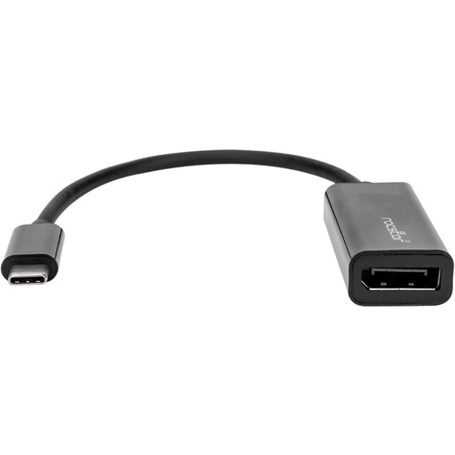 Rocstor Premium USB-C to DisplayPort Adapter M/F - USB Type-C to DP Converter Adapter for Computers, Macbook, Macbook Pro, Chromebook or devices with USB C - 6" - USB Type C - For connections via USB-C to DisplayPort for Monitors, Projector, HDTV, and Aud