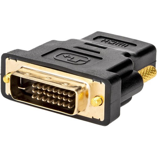 Rocstor Premium HDMI to DVI-D Video Cable Adapter - F/M - 1 x HDMI Female Digital Audio/Video - 1 x DVI-D Male Digital Video F/M - Black - DVI/HDMI Video Cable for Video Device - First End: 1 x 25-pin DVI-D (Dual-Link) Digital Video - Male - Second End: 1