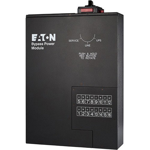 Eaton BPM Bypass Power Module, Wall-mount or rackmount, 3U, Black, Yes, Split-phase (L1, L2, N, G), 9170+, 9155, 9PXSP 8-10K, 1, HW (50-125A), (6) L14-30R - 6 x NEMA L14-30R - 125 A