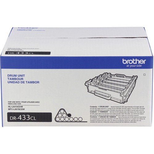 Brother (DR433CL) Imaging Drum, Color, 50,000 Page Yield, for HL-L9310CDW/MFC-L9570CDW
