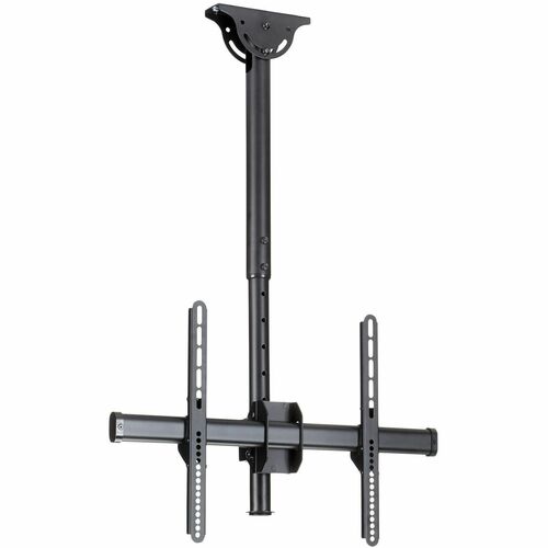 StarTech.com Ceiling Mount for Flat Panel Display, LCD Display, LED Display, Plasma Display - Black - Height Adjustable - 1 Display(s) Supported - 32" to 75" Screen Support - 110.23 lb Load Capacity - 600 x 400, 400 x 200, 400 x 400, 300 x 300, 200 x 200,