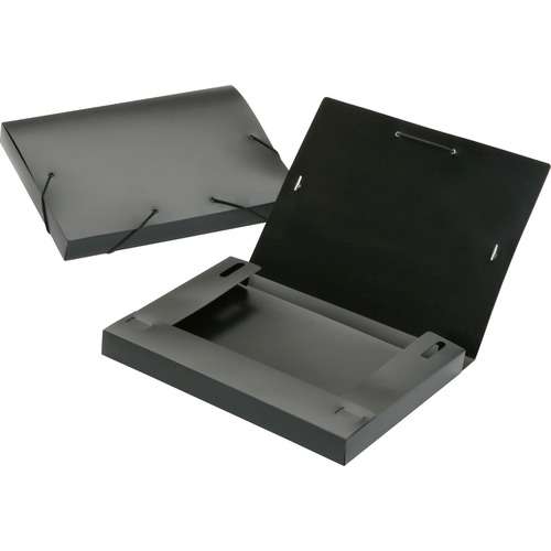 SKILCRAFT Letter Expanding File - 8 1/2" x 11" - Black - 1 Each