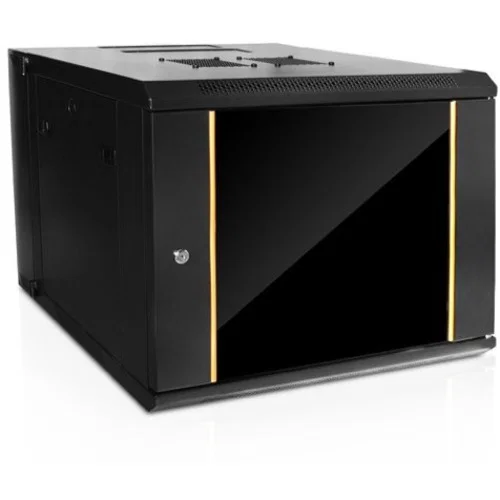 Claytek 9U 550mm Depth Swing-out Wallmount Server Cabinet - For Server - 9U Rack Height16" Rack Depth - Wall Mountable - Cold-rolled Steel (CRS), Glass, SPCC - 130 lb Maximum Weight Capacity