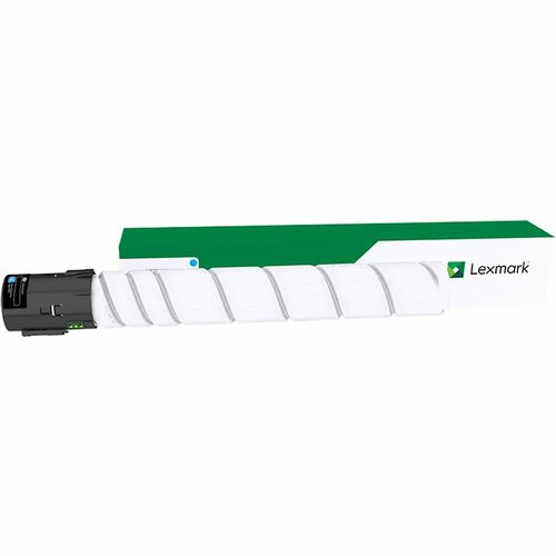 Lexmark Original Laser Toner Cartridge - Cyan - 1 Each - Laser - 1 Each