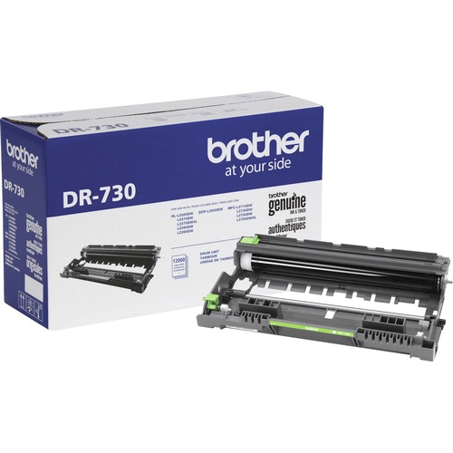 Brother DR-730 (DR-730) Imaging Drum, Black, 12,000 Page Yield, for HL-L2350DW/HL-L2390DW/HL-L2395DW/HL-L2370DW/MFC-L2710DW