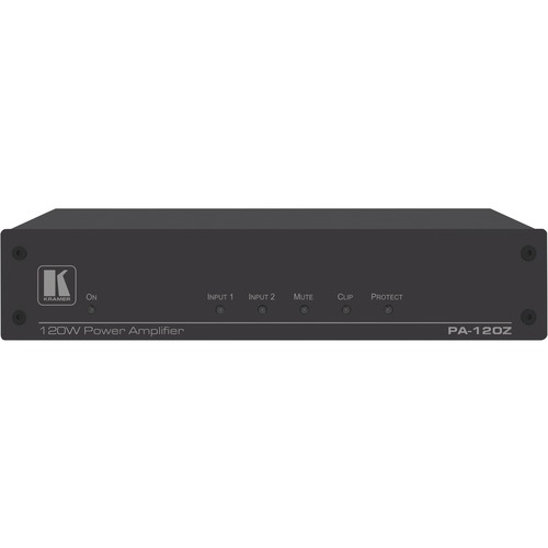 Kramer PA-120Z Amplifier - 120 W RMS - 2 Channel - 0% THD - 20 Hz to 20 kHz - Ethernet
